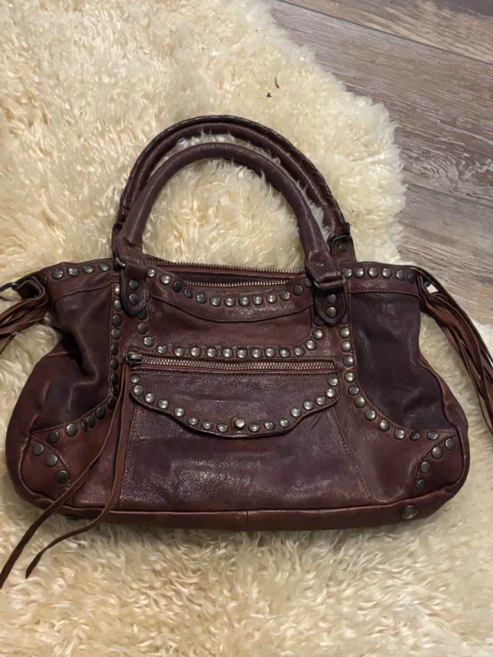 Original Infinity Italian Leather Bag Boho/Shoulder